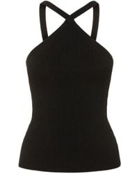 Michael Kors - Cross-Collar Vest - Lyst