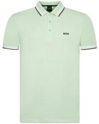 BOSS - Logo-Embroidered Polo Shirt - Lyst
