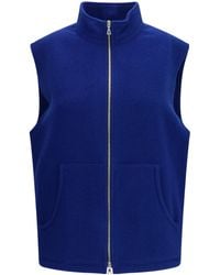 Rier - Zip-Up Stand Collar Vest - Lyst