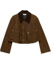 JW Anderson - Jw Anderson Cropped Barn Jacket - Lyst