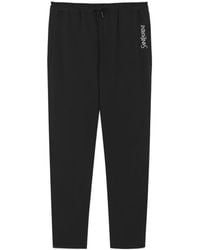 Saint Laurent - Logo-Embroidered Drawstring Striped Track Pants - Lyst