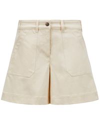 Moncler - Logo Patch Pocket Shorts - Lyst