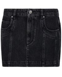 Isabel Marant - Isabel Marant Étoile Denim Mini Skirt - Lyst