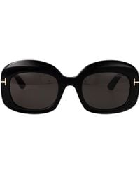 Tom Ford - Eyewear Rectangle Frame Sunglasses - Lyst
