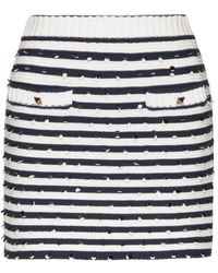 Valentino - Patterned Skirt - Lyst
