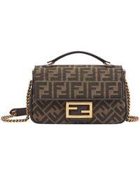 Fendi - Baguette Midi Shoulder Bag - Lyst