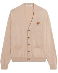 Maison Kitsuné - Long-Sleeved Cardigan - Lyst