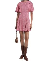MICHAEL Michael Kors - Short-Sleeved Dress - Lyst