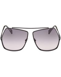 Max Mara - Irregular Frame Sunglasses - Lyst