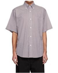 Hed Mayner - Plaid Short-Sleeved Shirt - Lyst
