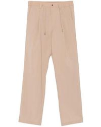 Herno - Pleated Drawstring Trousers - Lyst