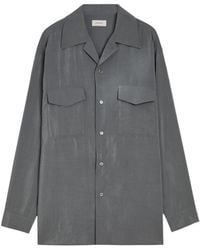 Lemaire - Silk Blend Shirt - Lyst