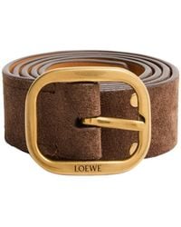 Loewe - Round Soft Rivet Belt - Lyst