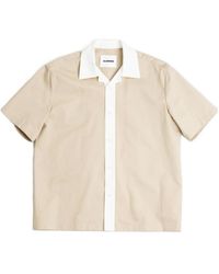 Jil Sander - Short Sleeved Button-Up Shirt - Lyst