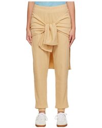 Baserange - Elastic Waist Casual Pants - Lyst