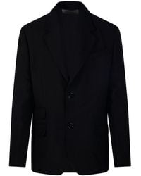 Ami Paris - Ami Single-Breasted Straight-Fit Blazer - Lyst