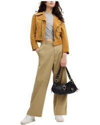 COACH - Solid Color Shoulder Bag - Lyst