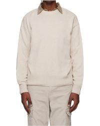 BOSS - Wool Long-Sleeved Sweater - Lyst