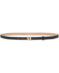 Max Mara - Mgraziata Monogram Slim Belt - Lyst