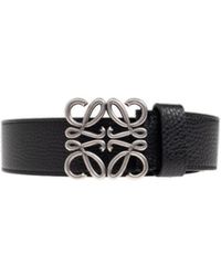 Loewe - Logo Plaque Belt - Lyst