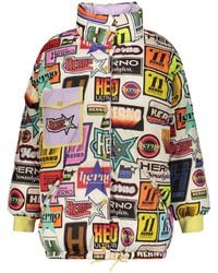 Herno - Printed Reversible Puffer Jacket - Lyst