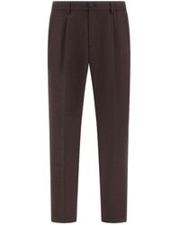 Herno - Pleated Casual Trousers - Lyst
