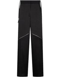 Liu Jo - Zip Wide Trousers - Lyst