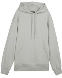 Y-3 - Logo Patch Drawstring Hoodie - Lyst