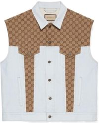 Gucci - Washed Denim Vest - Lyst
