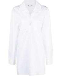Off-White c/o Virgil Abloh - Button Detailed Long-Sleeved Shirt - Lyst