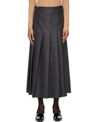 Rohe - Pleated Wrap Midi Skirt - Lyst