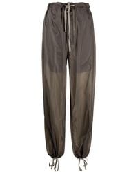 Maison Margiela - Four-Stitch Drawstring Draped Trousers - Lyst