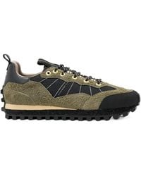 AllSaints - Nevis Contrast-Panelled Sneakers - Lyst