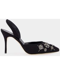 Manolo Blahnik - Ralyne Slingback Pumps - Lyst
