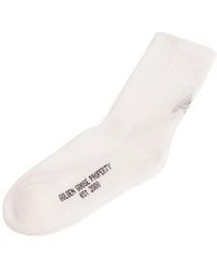 Golden Goose - Embellished-Star Ribbed Socks - Lyst