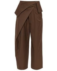 Loewe - Wool Pleated Trousers - Lyst