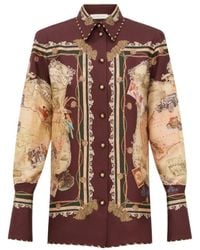 Zimmermann - Valiant Printed Shirt - Lyst