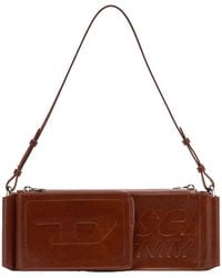 DIESEL - Flag-D-Modular Logo-Embossed Shoulder Bag - Lyst
