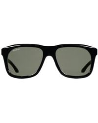 Gucci - Square Frame Sunglasses - Lyst