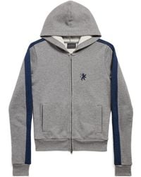 Balenciaga - Cotton Lion Zip-Up Hoodie - Lyst