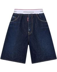 DSquared² - Dark Aviator Surfer Shorts - Lyst