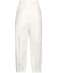 Max Mara - Solid-Color Fabric Pants - Lyst