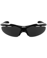 Balenciaga - Eyewear Wrap-Around Frame Sunglasses - Lyst
