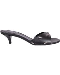 Givenchy - Studded Rings Open-Toe Mules - Lyst