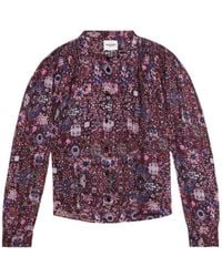 Isabel Marant - Isabel Marant Toile Patterned Long-Sleeved Shirt - Lyst