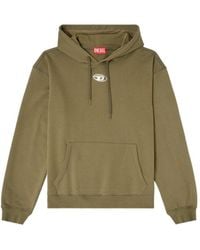 DIESEL - Norm Logo-Plaque Hoodie - Lyst