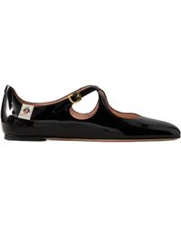 Bally - Patent-Leather Ballet Flats - Lyst