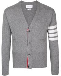 Thom Browne - 4-Bar Stripe Cardigan - Lyst