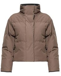 Canada Goose - Down Jacket With Logo Patch - Lyst