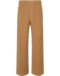 Issey Miyake - Homme Plissé Straight-Leg Pleated Trousers - Lyst